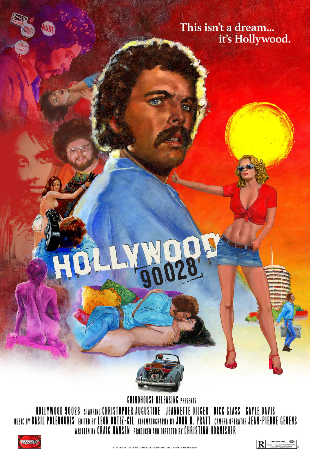 Film case to Grindhouse Releasing's Hollywood 90028